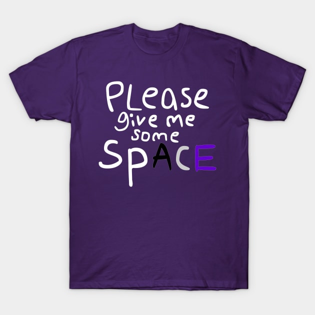 Give This Ace Some Space Ver.2 T-Shirt by sky665